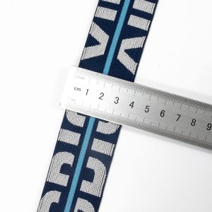 Custom print designer wide elastic band with brand for lace hair lace melt band