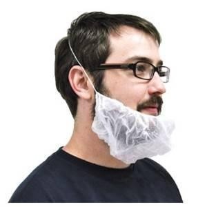 Buy Polypropylene Non Woven Beard Covers With Elasticated Edges at wholesale prices