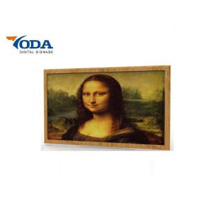 Wooden Digital Wall Picture Frame 49 Inch Wedding Dress Shop Picture Frame