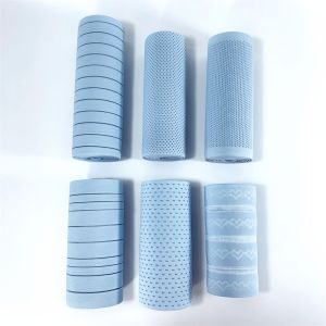 High elasticity and breathability custom thick crochet wide rubber knitted