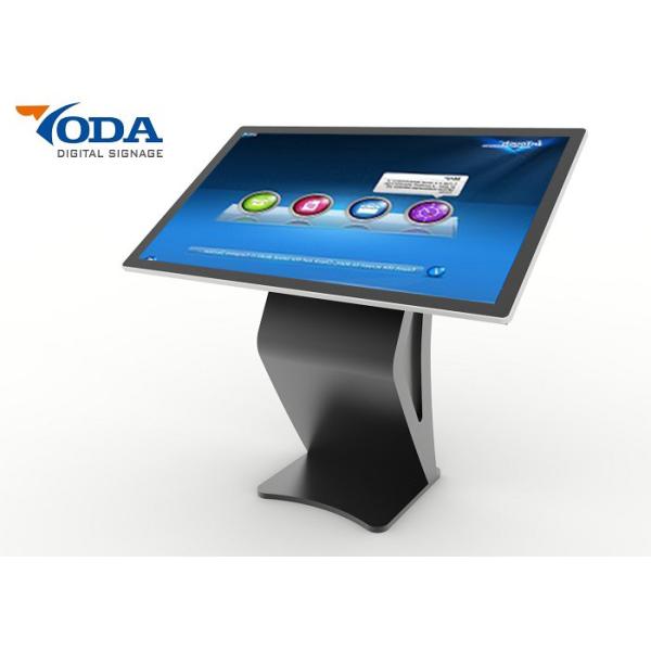 LCD Indoor Touch Screen Information Kiosk Digital Signage Software Kiosk 43"