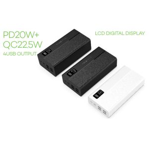 Quality CHARGER-PD20W+QC22.5W 4USB OUTPUT LCD DIGITAL DISPLAY for sale