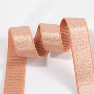 20mm custom shiny nylon spandex elastic band anti-slip soft elastic underwear