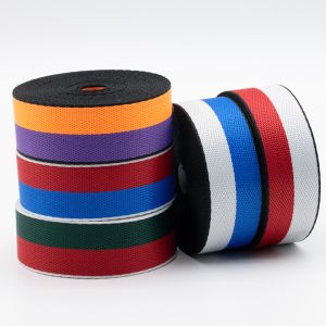 WEBBING custom wide sublimated polyester webbing pp webbing tape strap belt for
