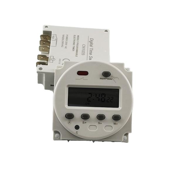 Buy 16A Digital Time Switch CN102B DC/AC 24H/7D Programmable Timer at wholesale prices