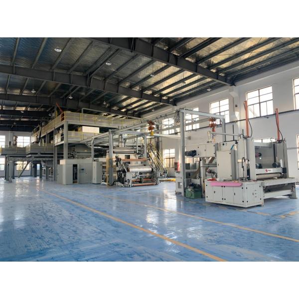 Buy Meltblown Production Line Reliable Quality PP Spunbond Fabric Making Machine 3200mm 3.2m Double Ss Nonwoven machine at wholesale prices