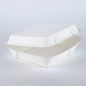 Biodegradable Food Container clamshell Box friendly fully takeout tableware