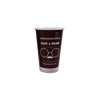 Mustache glasses wholesale paper milk tea coffee cups