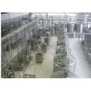 ISO9001 Milk Production Line 1000L Beverage Filling Production Line