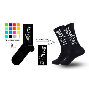 Homens Meias Personalizadas esportivas de secagem rapida Projete seu logotipo