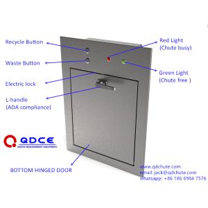 Garbage chute, trash chute, debris chute, linen chute