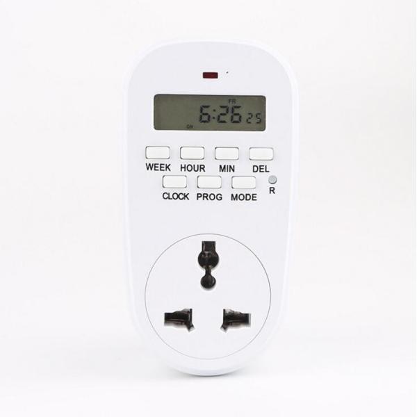 universal EU Plug Digital Display Energy Saving Programmable Electronic Socket