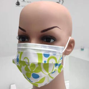 S&J Printed Ear-loop High Quality Disposable Face Mask or OEM Disposable Medical