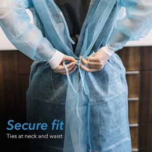 Nonwoven SMS Disposable Isolation Gown Personal Protective Medical SMS