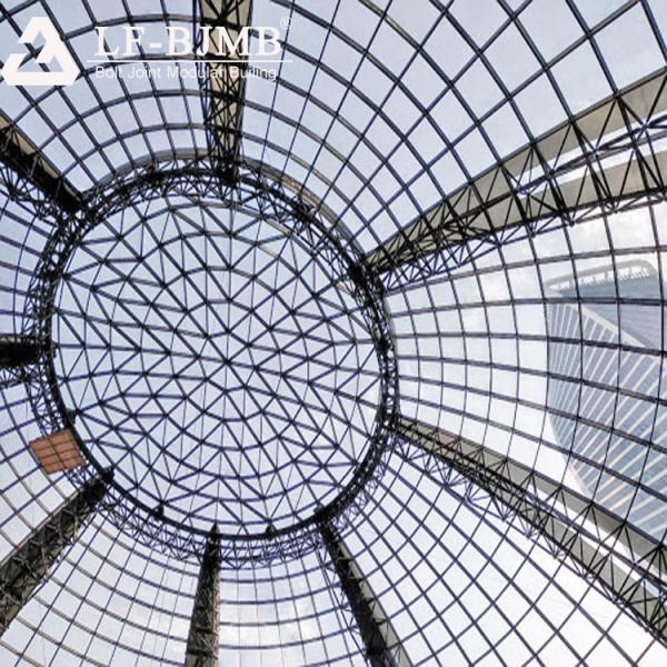 Buy LF  Fiberglass Mosque Skylight Space Frame Glass Dome Roof at wholesale prices