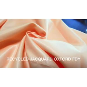 China Hot New Products RECYCLED POLY JACQUARD HONEYCOMB 100%polyester fabric oxford on sale