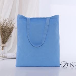 Eco Cotton Tote Canvas Bag Blank Zipper Oxford White Shopping Bag Drawstring
