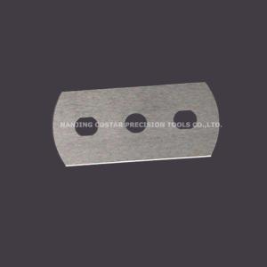 Tungsten carbide round corner three hole blade HRA91.5