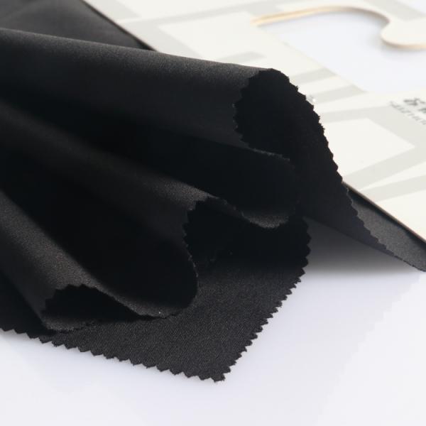 Used Pongee RPET Clothing Fabric 75d Plain Eco Friendly Polyester Fabric For