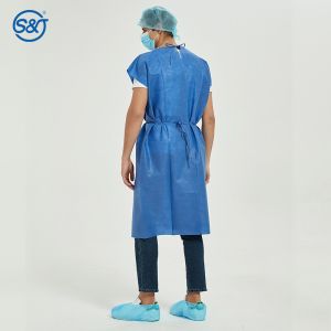 Anti-Static Disposable Patient Gown Waterproof Dustproof Sterile Disposable