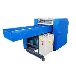 Textile shredder machine for cutting rag textile waste