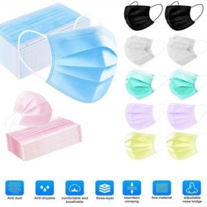S&J Wholesale Cute Safety Disposable Face Mask Custom Color Available Cute Face