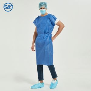 Anti-Static Disposable Patient Gown Waterproof Dustproof Sterile Disposable