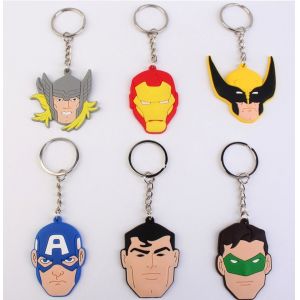 Cheap Price Pvc / Rubber / Silicone Rubber Keychain High Quality