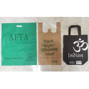 Reusable Grocery Non Woven Eco Bag , Laminated Custom Printed Non Woven Bags