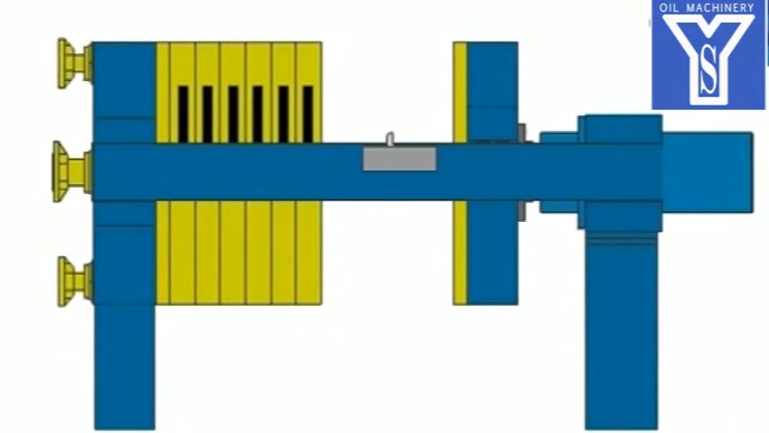 4- 80 Spare Meters Filtration Plate Oil Press Filter Easy To Operate
