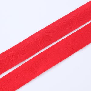 Nylon Elastic Band Spandex Nylon Cord Jacquard Tape webbing strap for Underwear