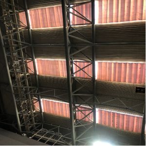 steel structure large span roof truss warehouse stadium