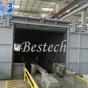 China Manufacturer trolley conveying type sand blasting room on sale