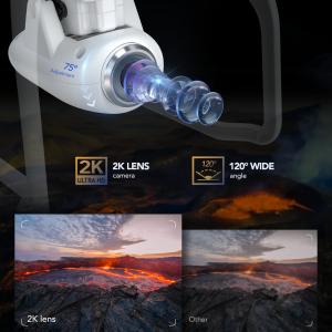 2K Camera GPS RC Drone T25 with 3 Batteries and Carrying Bag