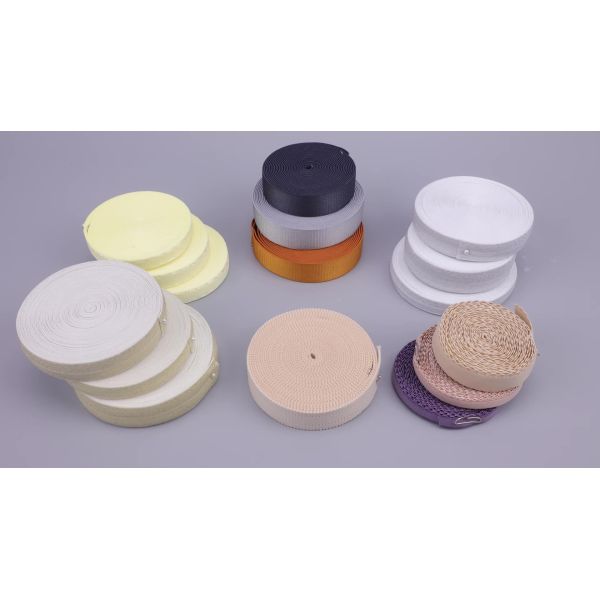 Free samples knitted nylon elastic bias binding tape fold over elastic band