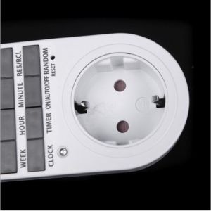 EU AU UK US Plug LCD Display Electronic Devices Plug-in Digital Timer Switch