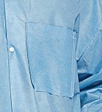 Quality S&amp;J Hospital Uniforms blue SMS disposable non woven Isolation gown for sale