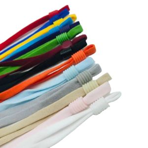 Soft Medical Elastic Band for Sewing Stretchy Strap with Adjuster Stoppers Clip