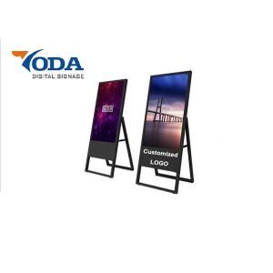 China Electronic Sign LCD Digital Advertising Display Floor Standing Portable Ultra Thin LCD  Display on sale