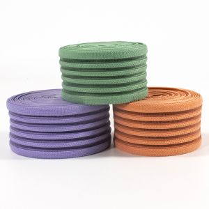 6 rows of fish silk elastic belt hollow out lace ribbon colorful wavy elastic