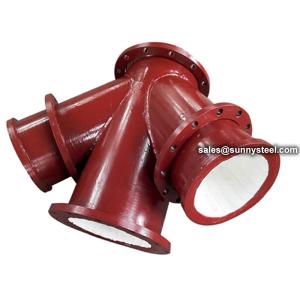 China Ceramic Tile Lined Wear-Resistant Multi-Pass Pipe on sale