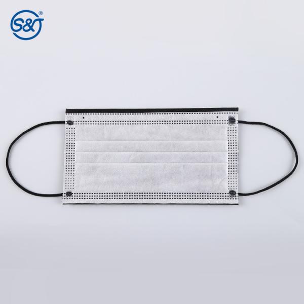 Disposable non woven 4ply surgical black color medical face mask ASTM F2100
