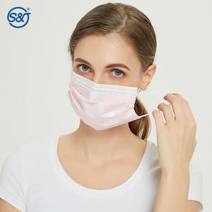 BFE99 High Quality Disposable Non Woven Face Mask Dual Bands Disposable Nose
