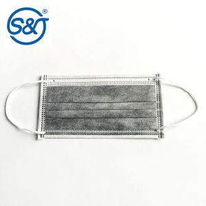 Hot selling adult 4 Ply Filter mask disposable nonwoven civil active carbon face