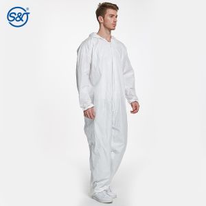 Microporous Polypropylene Disposable Suits PE Coverall Non Woven