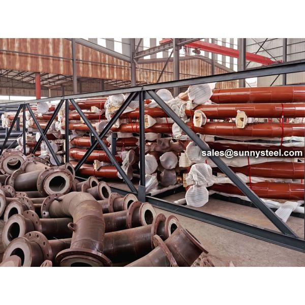 Buy Cast Basalt Lined Pipes And Fittings at wholesale prices