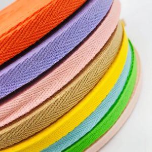 Quality China factory wholesale double sided herringbone organic cotton webbing/ twill tape for bias binding for sale