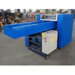 Textile shredder machine for cutting rag textile waste