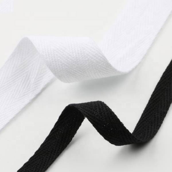 Buy Sustainable Recycled Cotton Textile Webbing For Bag Strap at wholesale prices