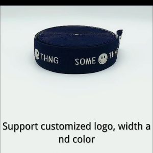 Quality Colorful Elastic Rope Stretch Strap Cord Elasticity Knit Flat Jacquard Elastic Tape For Underwear Boxer Waistbands for sale